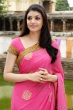 kajal agarwal pink color saree