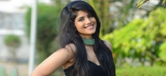 Megha Akash in black dress